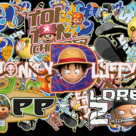 One Piece Logo Kreationen und Wortbild Marken